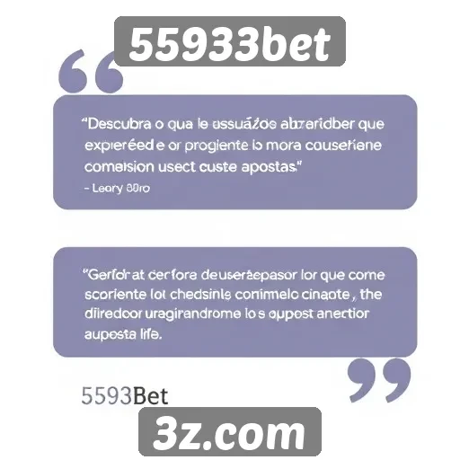 Depoimentos de usuários sobre a experiência em 55933bet